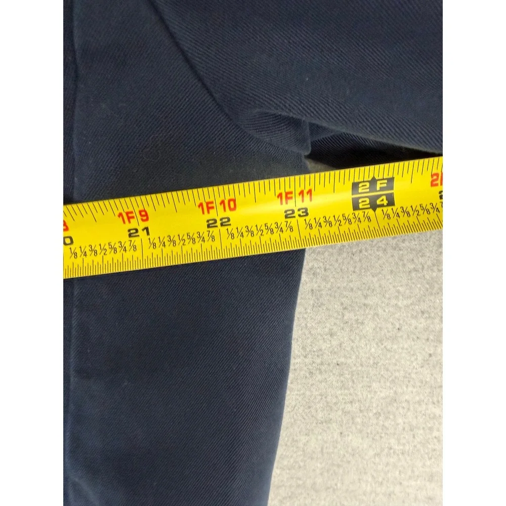 Polo Ralph Lauren Vintage Navy Blue Cotton Twill 3-Button Blazer Sport Coat M